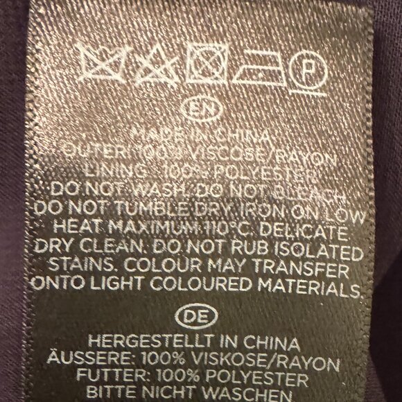 $300 Hobbs London Women dress Medium US-6 Sleeveless, collar with buttons, liner - Picture 8 of 8